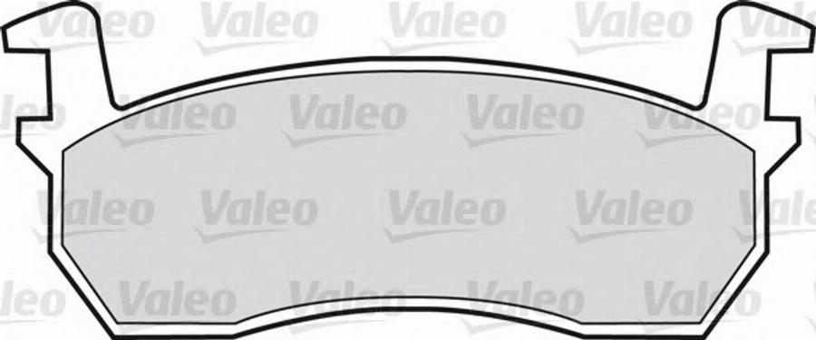 Valeo 540 560 - Гальмівні колодки, дискові гальма autozip.com.ua