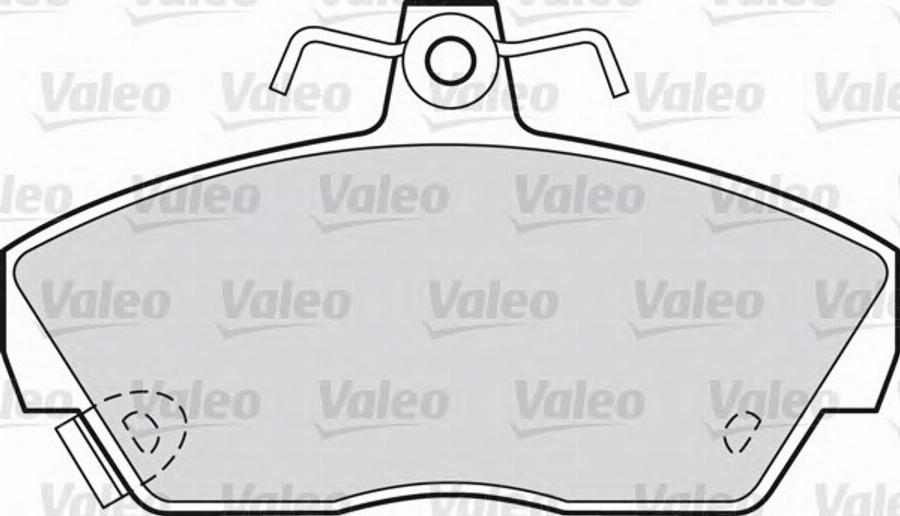 Valeo 540 536 - Гальмівні колодки, дискові гальма autozip.com.ua