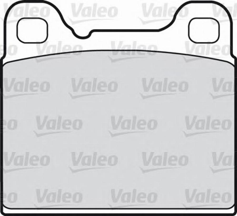 Valeo 540022 - Гальмівні колодки, дискові гальма autozip.com.ua