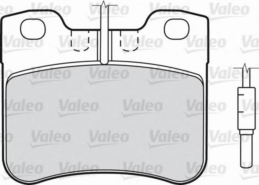 Valeo 540 150 - Гальмівні колодки, дискові гальма autozip.com.ua