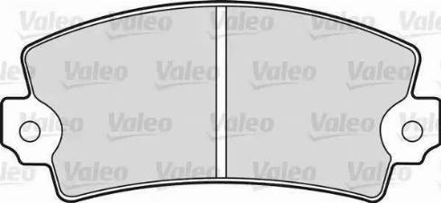 Valeo 598079 - Гальмівні колодки, дискові гальма autozip.com.ua