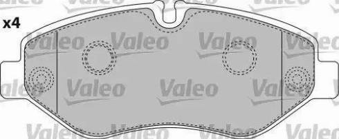 Valeo 541734 - Гальмівні колодки, дискові гальма autozip.com.ua