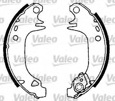 Valeo 554652 - Комплект гальм, барабанний механізм autozip.com.ua