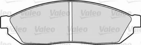 Valeo 598223 - Гальмівні колодки, дискові гальма autozip.com.ua