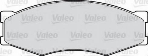 Valeo 551699 - Гальмівні колодки, дискові гальма autozip.com.ua