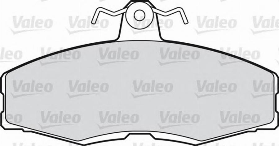 Valeo 551665 - Гальмівні колодки, дискові гальма autozip.com.ua