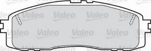 Valeo 551600 - Гальмівні колодки, дискові гальма autozip.com.ua