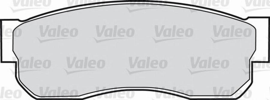 Valeo 551682 - Гальмівні колодки, дискові гальма autozip.com.ua