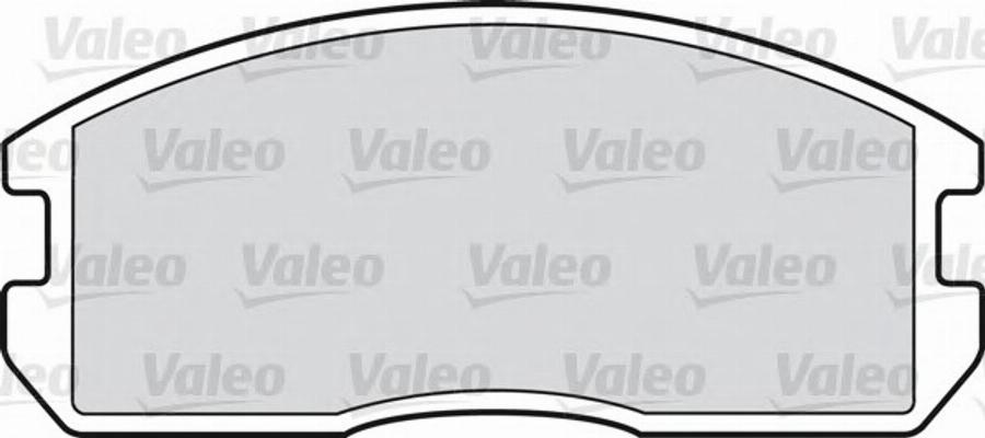 Valeo 551705 - Гальмівні колодки, дискові гальма autozip.com.ua