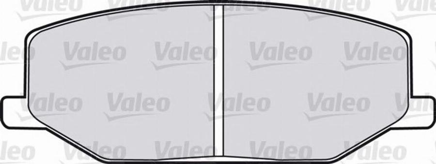 Valeo 551707 - Гальмівні колодки, дискові гальма autozip.com.ua