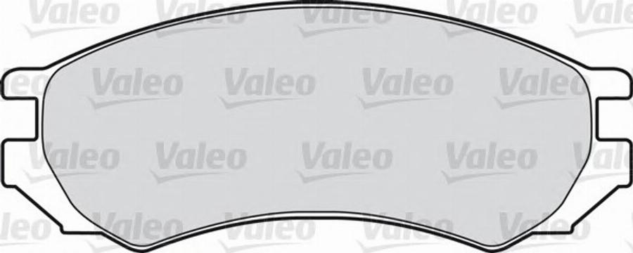 VALEO 551724 - Гальмівні колодки, дискові гальма autozip.com.ua