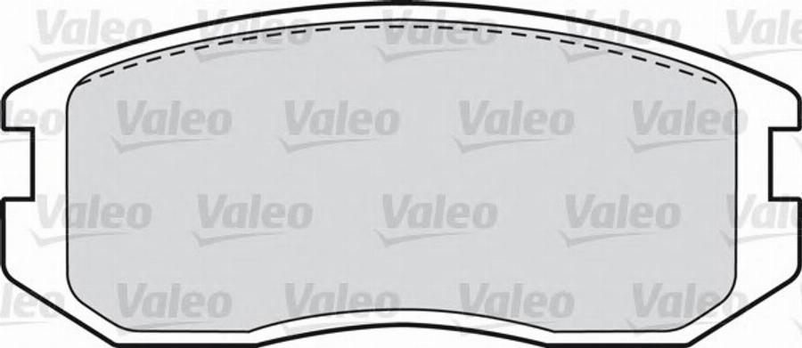 Valeo 551771 - Гальмівні колодки, дискові гальма autozip.com.ua