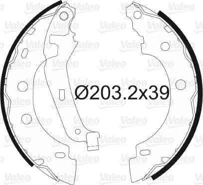 Valeo 562642 - Гальмівні колодки, дискові гальма autozip.com.ua