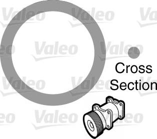 VALEO 509154 - Прокладка, трубопровід охолоджую autozip.com.ua