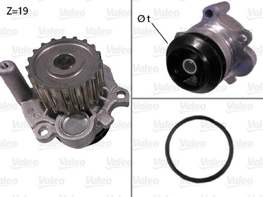 VALEO 506533 - Водяний насос autozip.com.ua