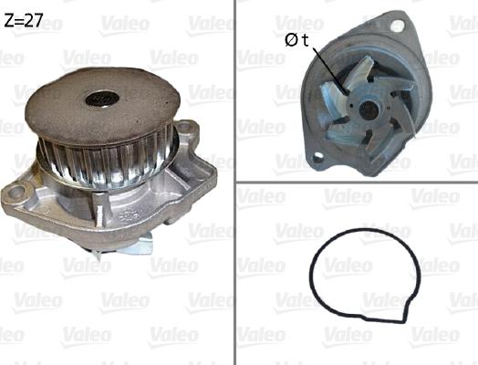 VALEO 506576 - Водяний насос autozip.com.ua