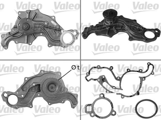 Valeo 506173 - Водяний насос autozip.com.ua