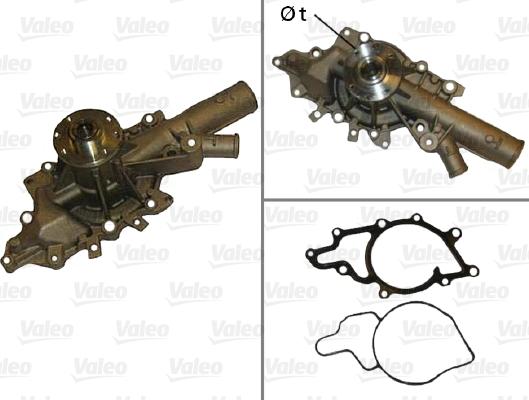 Valeo 506875 - Водяний насос autozip.com.ua