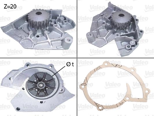 VALEO 506291 - Водяний насос autozip.com.ua