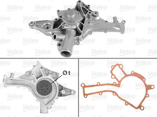 Valeo 506787 - Водяний насос autozip.com.ua