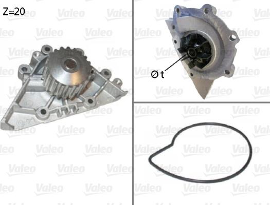 VALEO 506720 - Водяний насос autozip.com.ua
