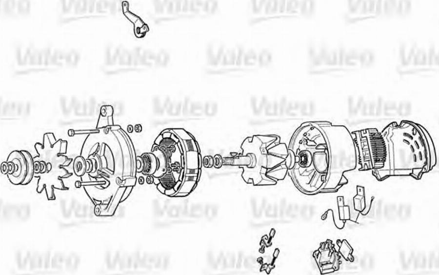 VALEO 7590C - Регулятор напруги генератора autozip.com.ua