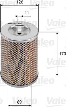 VALEO 585655 - Повітряний фільтр autozip.com.ua