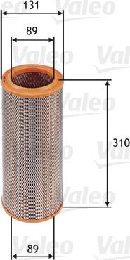 VALEO 585601 - Повітряний фільтр autozip.com.ua