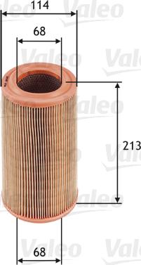 VALEO 585615 - Повітряний фільтр autozip.com.ua