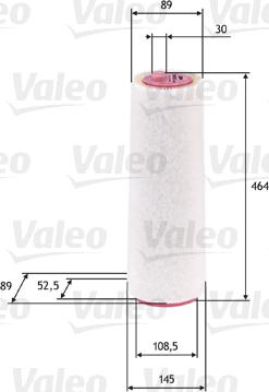 VALEO 585625 - Повітряний фільтр autozip.com.ua