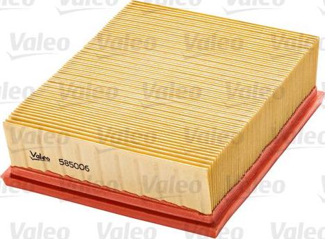 VALEO 585006 - Повітряний фільтр autozip.com.ua