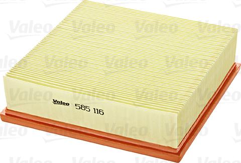 VALEO 585116 - Повітряний фільтр autozip.com.ua