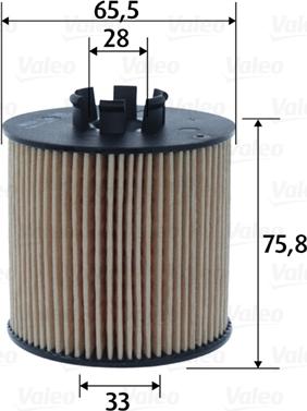 VALEO 586598 - Масляний фільтр autozip.com.ua