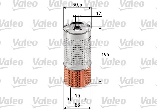 Valeo 586546 - Масляний фільтр autozip.com.ua