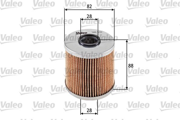 VALEO 586543 - Масляний фільтр autozip.com.ua
