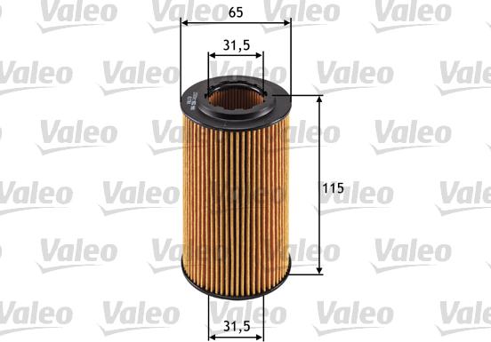 VALEO 586556 - Масляний фільтр autozip.com.ua