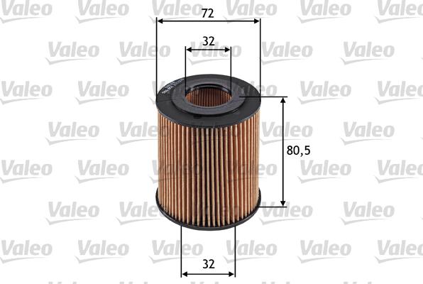 VALEO 586551 - Масляний фільтр autozip.com.ua