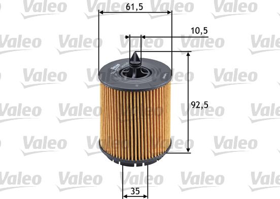 VALEO 586563 - Масляний фільтр autozip.com.ua