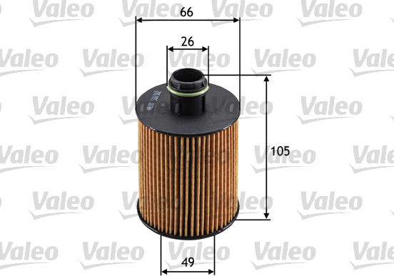 VALEO 586562 - Масляний фільтр autozip.com.ua