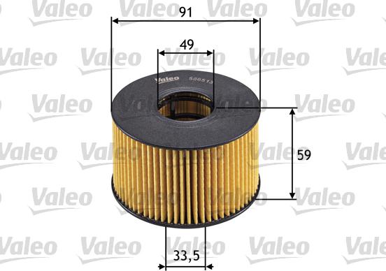 VALEO 586513 - Масляний фільтр autozip.com.ua