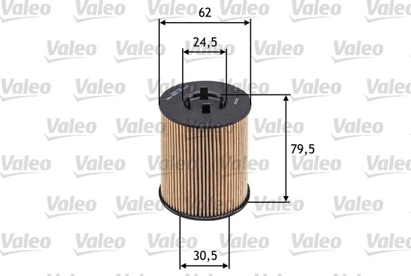 VALEO 586539 - Масляний фільтр autozip.com.ua