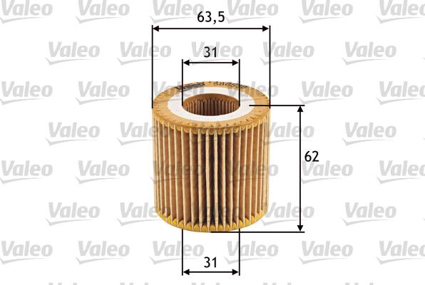 VALEO 586536 - Масляний фільтр autozip.com.ua