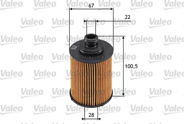 VALEO 586530 - Масляний фільтр autozip.com.ua