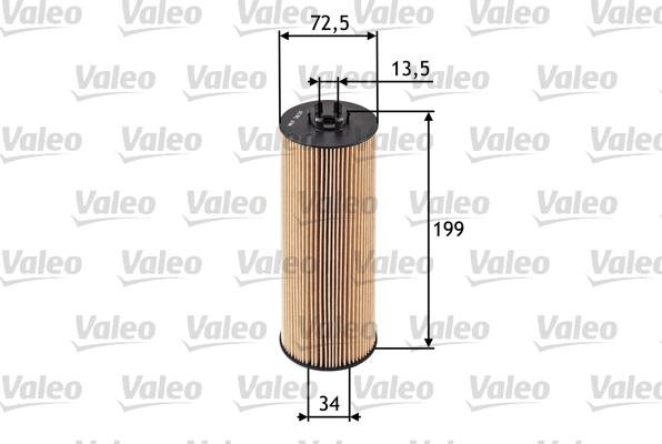 Valeo 586520 - Масляний фільтр autozip.com.ua