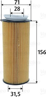 VALEO 586603 - Масляний фільтр autozip.com.ua