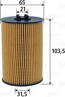 VALEO 586617 - Масляний фільтр autozip.com.ua