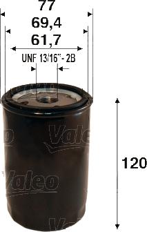 Valeo 586099 - Масляний фільтр autozip.com.ua