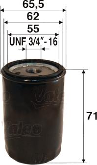 VALEO 586042 - Масляний фільтр autozip.com.ua