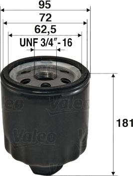 VALEO 586056 - Масляний фільтр autozip.com.ua