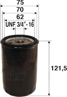 Valeo 586052 - Масляний фільтр autozip.com.ua